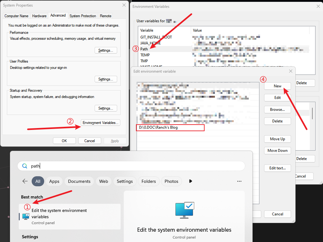 配置hugo环境变量