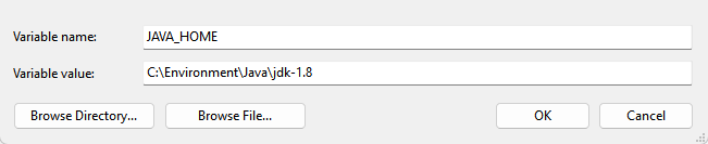 新建JAVA_HOME变量