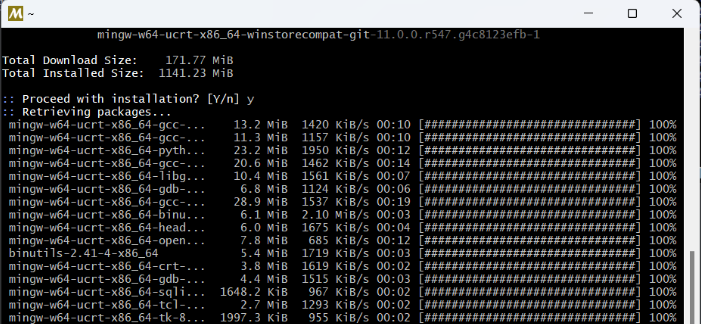 按照提示继续安装